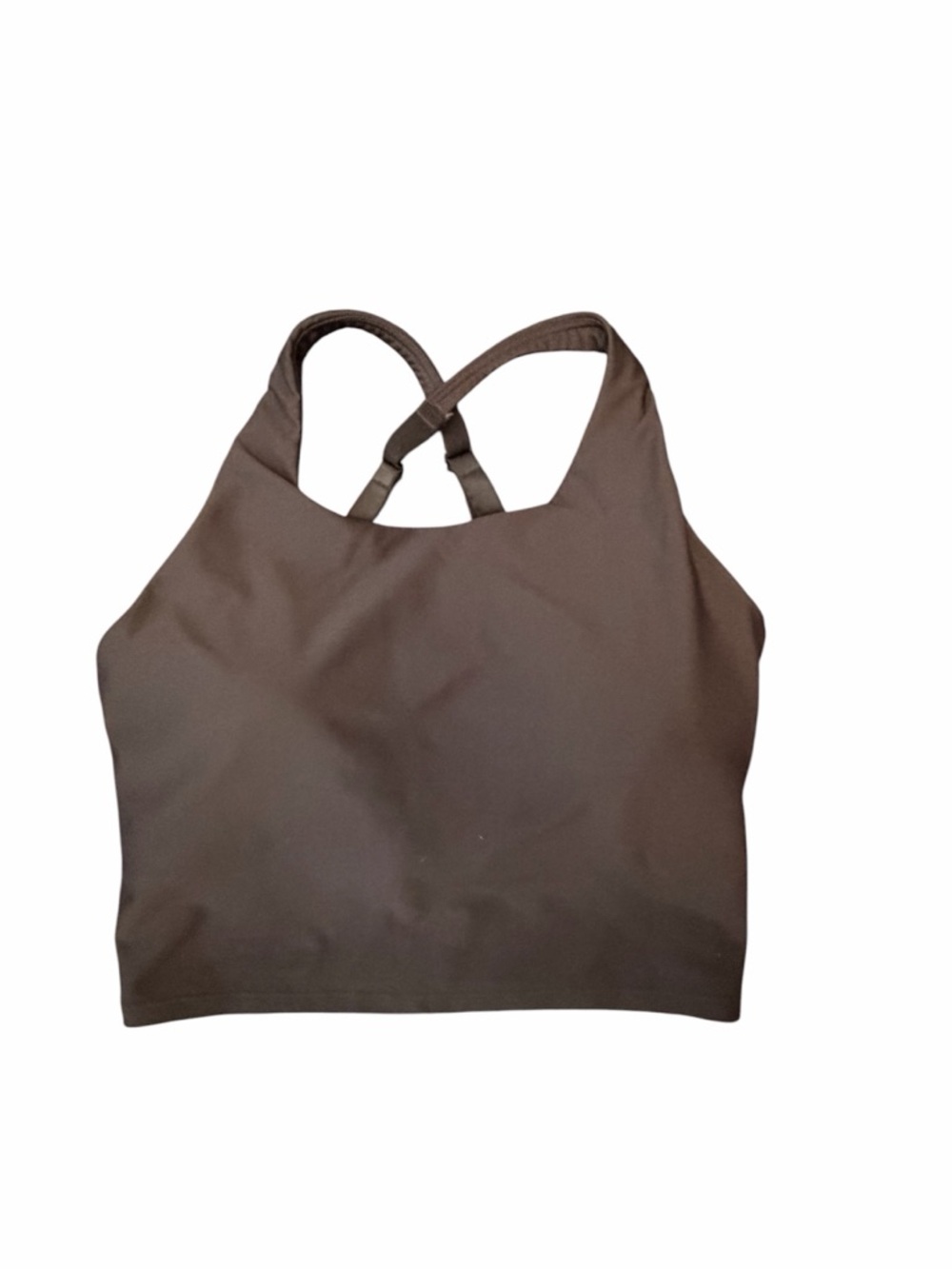 Old Navy - black - Cross-Back Crop Tank Top - size L